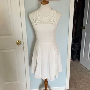 White cocktail dress